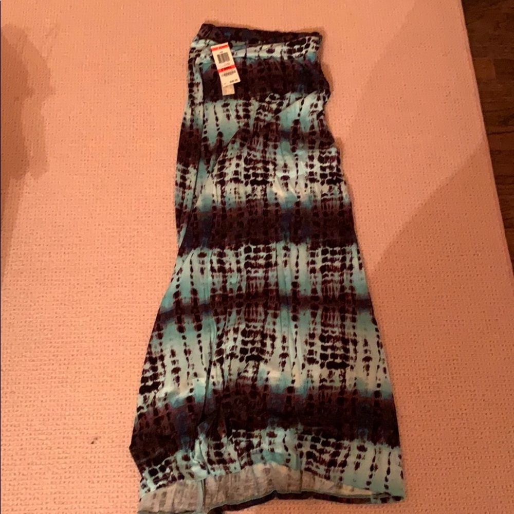 Tie Dye Blue Skirt